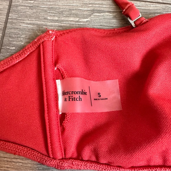 Abercrombie & Fitch Bikini High-Waist - Coral Size Small - Picture 8 of 11